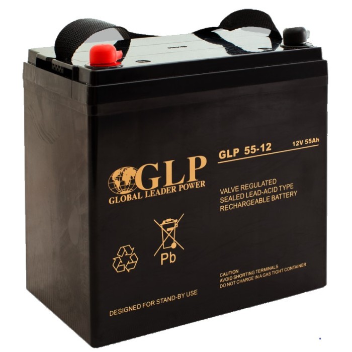 MPL Power Elektro Rechargeable Lead Battery - VRLA GLP 12V/55Ah